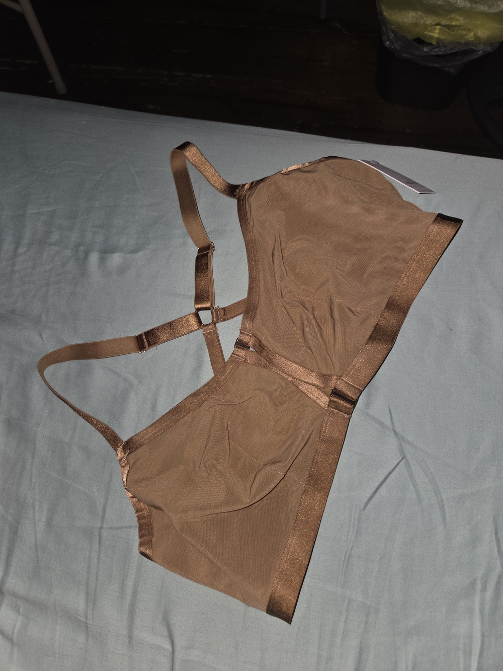 Auden Seamless Wireless Bra - Brown